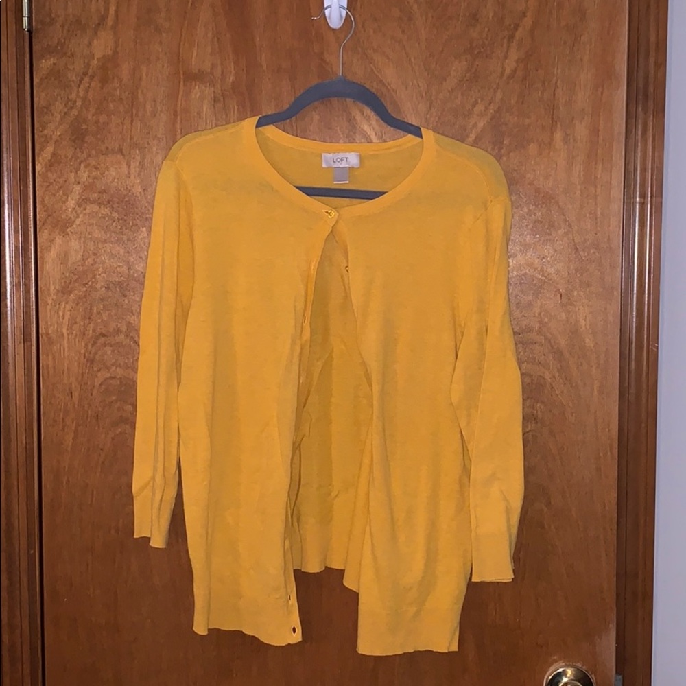 Loft 3/4 sleeve cardigan